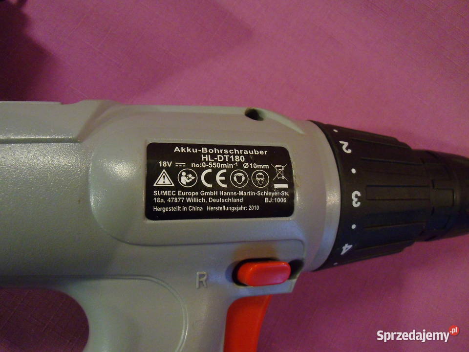 Wiertarka na akumulator komplet Bielawa
