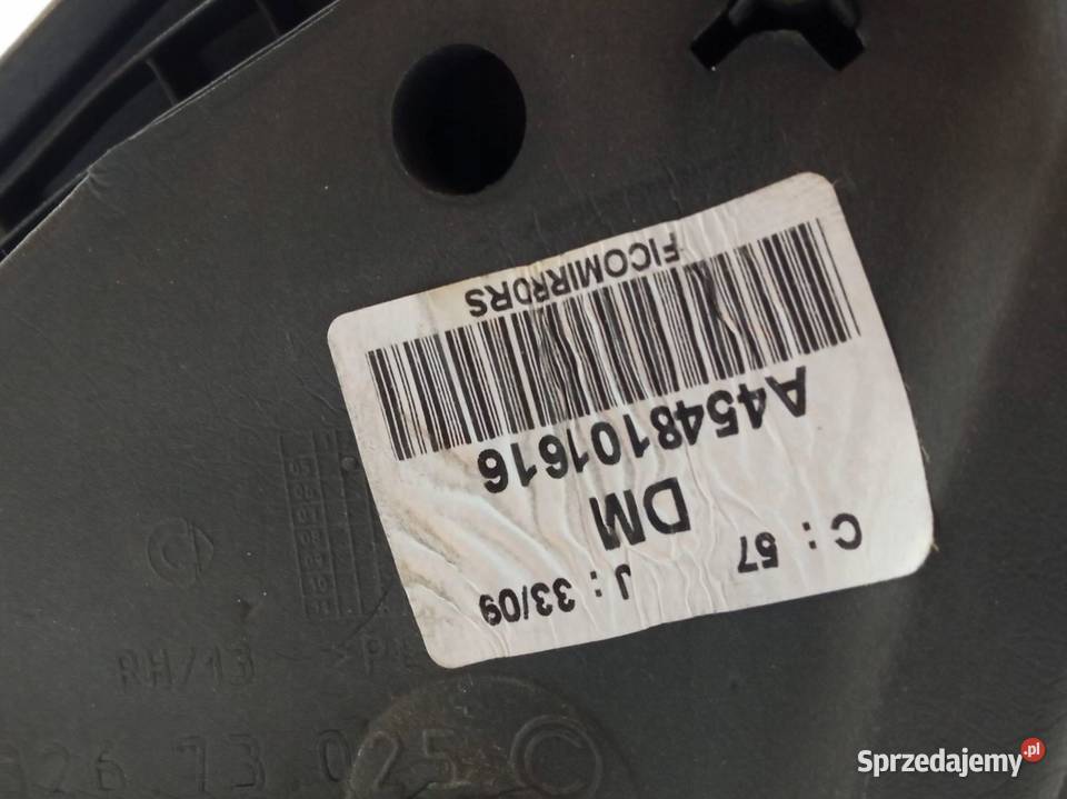 LUSTERKO PRAWE MANUALNE EUROPA A4548101616 Smart osobowe