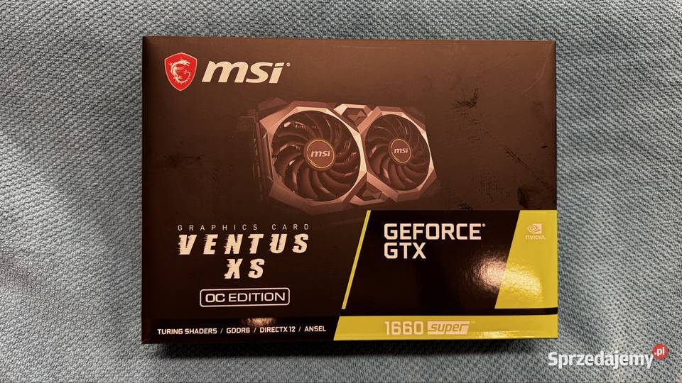 Karta Graficzna MSI GTX 1660 Super 6GB zachodniopomorskie sprzedam