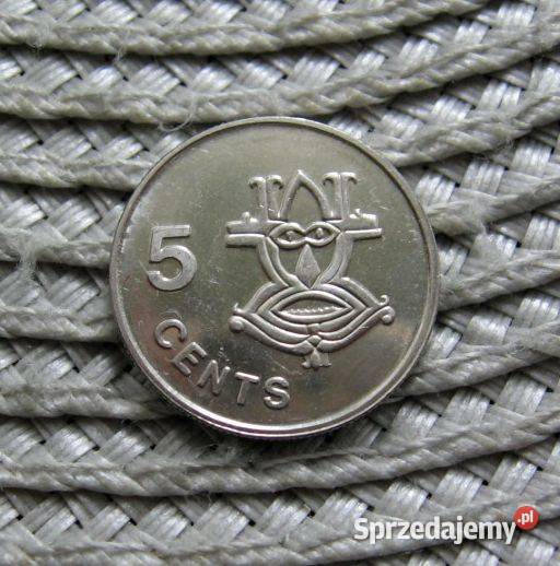 Wyspy Salomona 5 Cent 2005r wielkopolskie