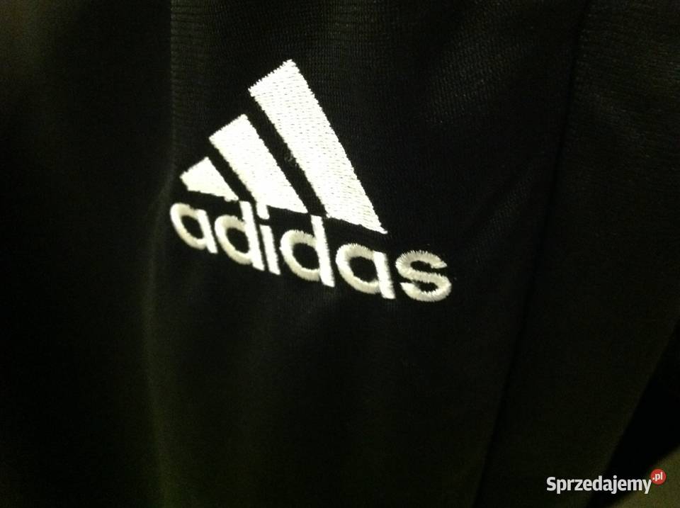 Czarne Spodnie dresowe męskie ADIDAS L Nowe Nowa Sól