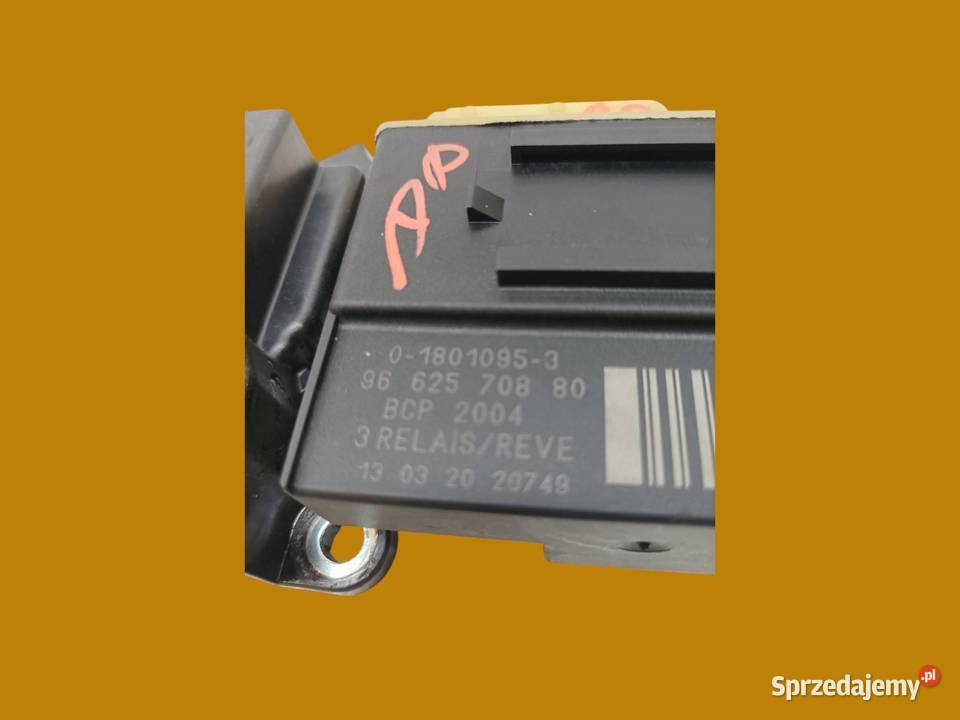 SENSOR AIRBAG MODUŁ ŚWIEC 9662570880 9803946780 Układ elektryczny, zapłon