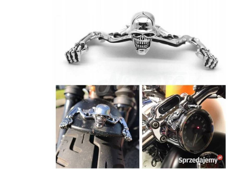 SZKIELET DEKORACJA NA LAMPĘ HALOGEN MOTOCYKLA