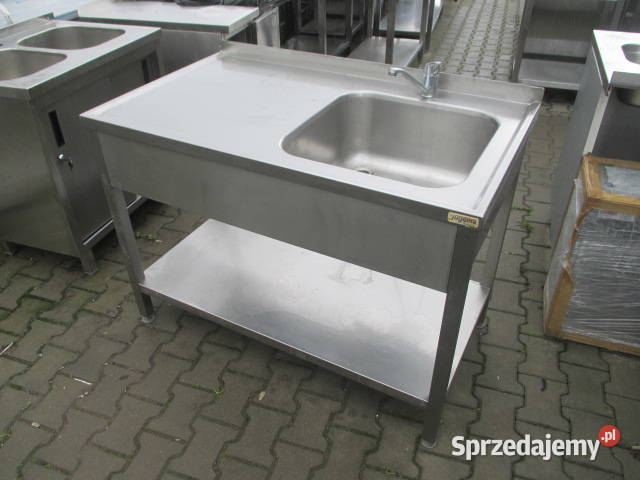Zlew Gastronomiczny 1 Komorowy Z Półką 127085 Ostrów Wielkopolski
