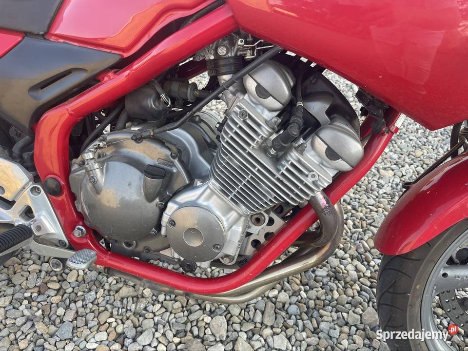 Yamaha XJ600 Diversion czerwony Mokre