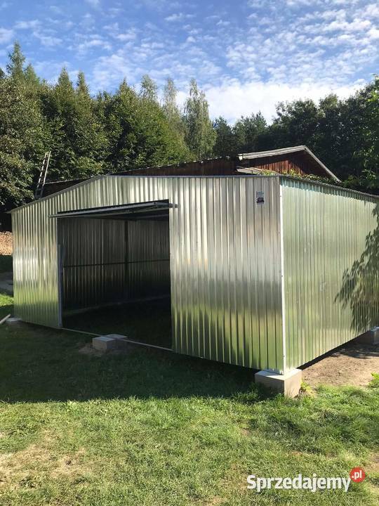 Blaszane Wiaty Hale Magazyny Garaże 7x5 15m2 Starogard Gdański