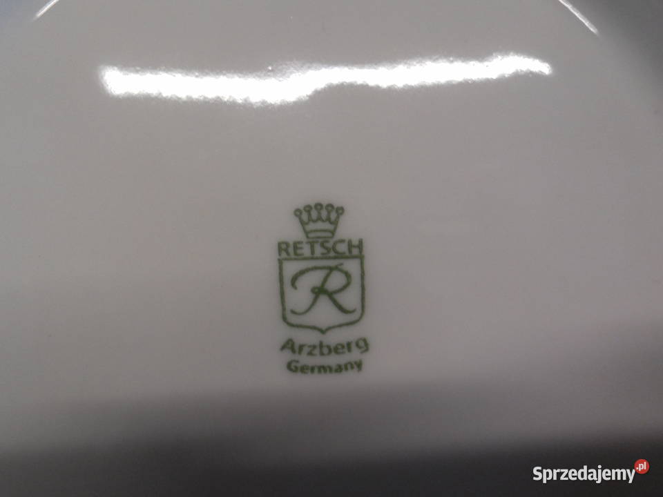 Retsch Arzberg Talerz do makaronu biały wielkopolskie Raszków