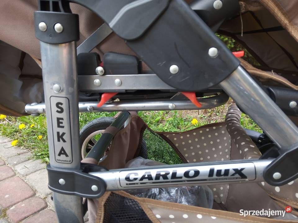 Wózek dziecięcy Seka Carlo Lux 3w1 Aluminium podkarpackie Kraczkowa