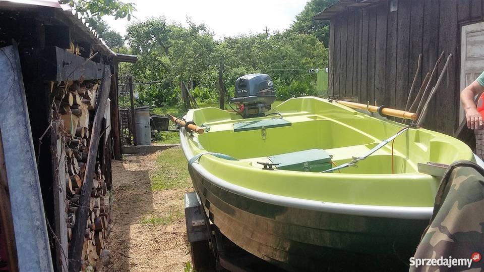 ŁÓDKA MICHAŁ Z SILNIKIEM YAMAHA 15 PRZYCZEPA warmińsko-mazurskie Elbląg