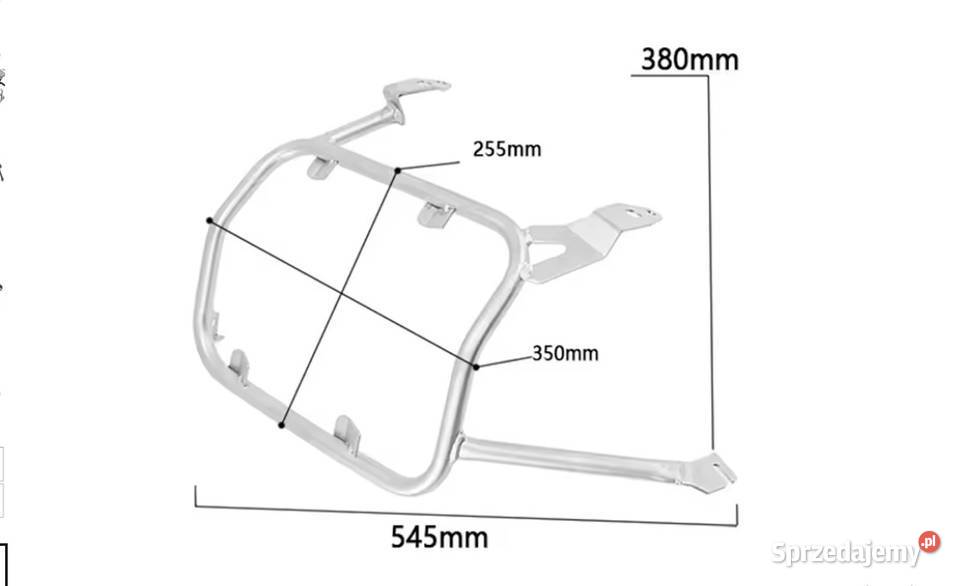 Stelaże boczne pod kufry aluminiowe BMW R1200 GS Części i akcesoria motocyklowe Przyjaźń