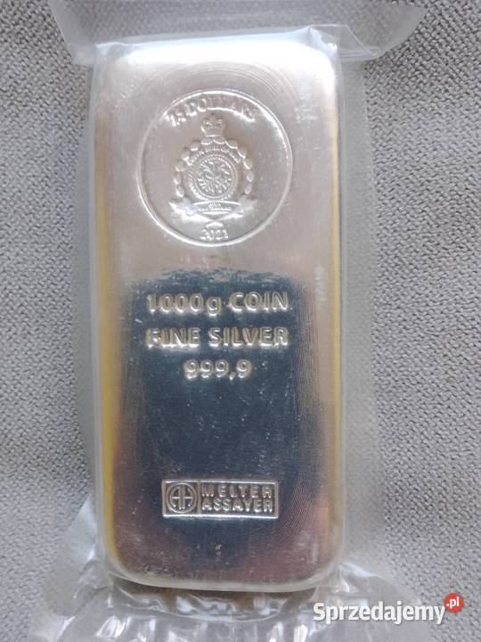 Argor Heraeus Niue sztabka1 srebra Głogów sprzedam