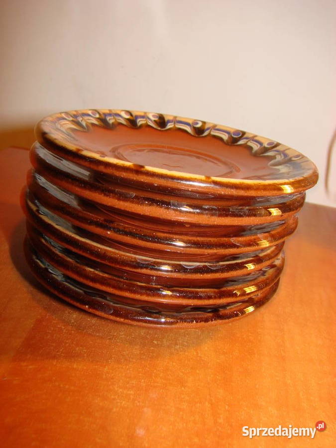 ceramika bułgarska talerzyki 11 cms pomorskie Pruszcz Gdański