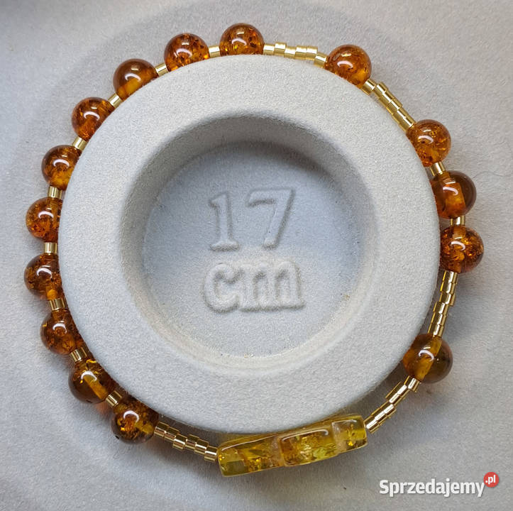Bransoletka dziesiątka różańca z bursztynu sprzedam