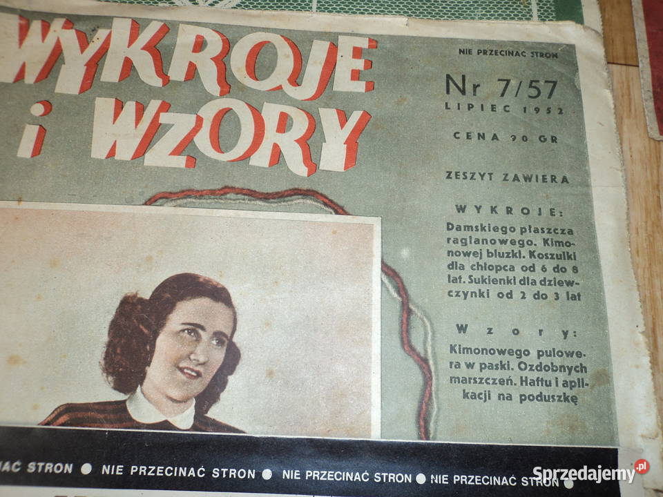 Wykroje i wzory Kobieta i życie 6 małopolskie Nowy Sącz