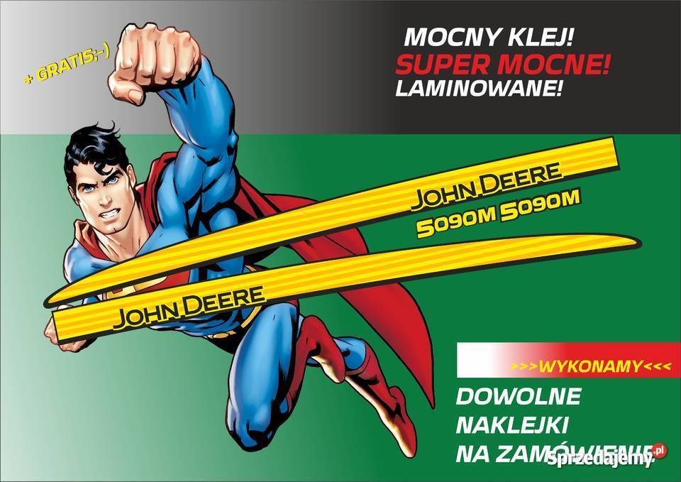 naklejki john deere 5090m Jeżewo