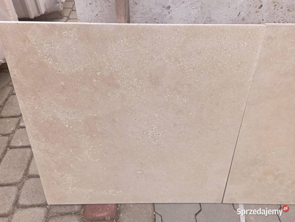 Płytka marmurowa TRAWERTYN 60x60x15 mat podkarpackie Przemyśl