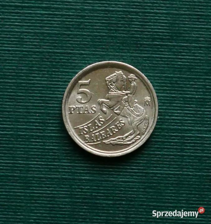 HISZPANIA 5 peset 1997r Baleary