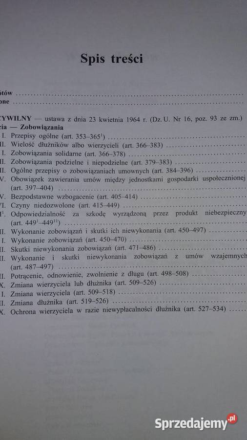 Komentarz do kodeksu cywilnego Księga trzecia