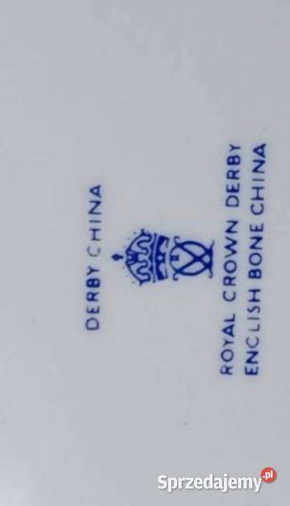 ROYAL CROWN DERBYPOSIES ręcznie malowana złocona łódzkie sprzedam