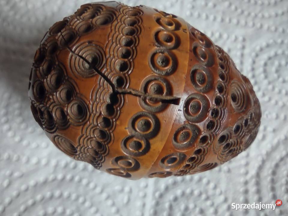 Pojemnik jajo pomander pułapka na pchły coquilla Antyki, Sztuka, Kolekcje Gniezno sprzedam