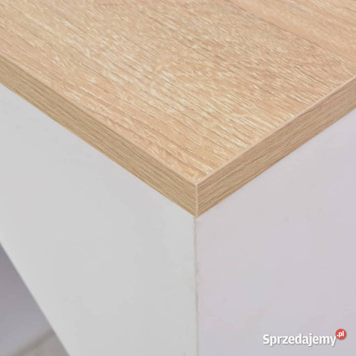 Stolik barowy z szafką biały 115 x 59 x 200 sprzedam