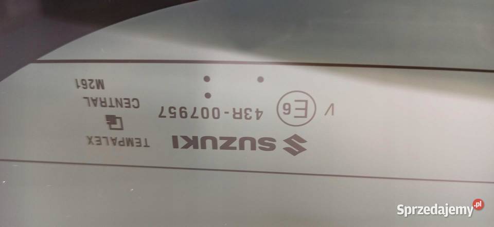 SUZUKI SWIFT VII MK9 SZYBA KLAPY BAGAŻNIKA dolnośląskie