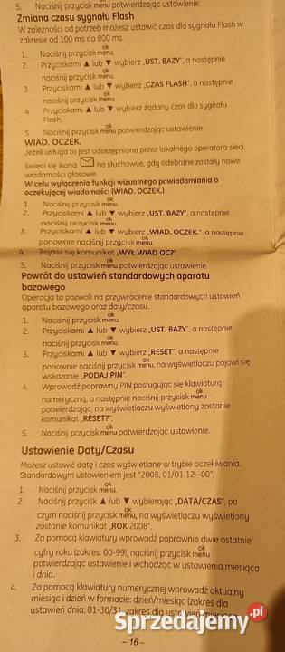 Telefon bezprzewodowy cyfrowy Gdańsk