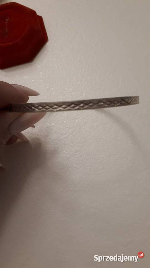 Bransoleta srebrna kółko Radom