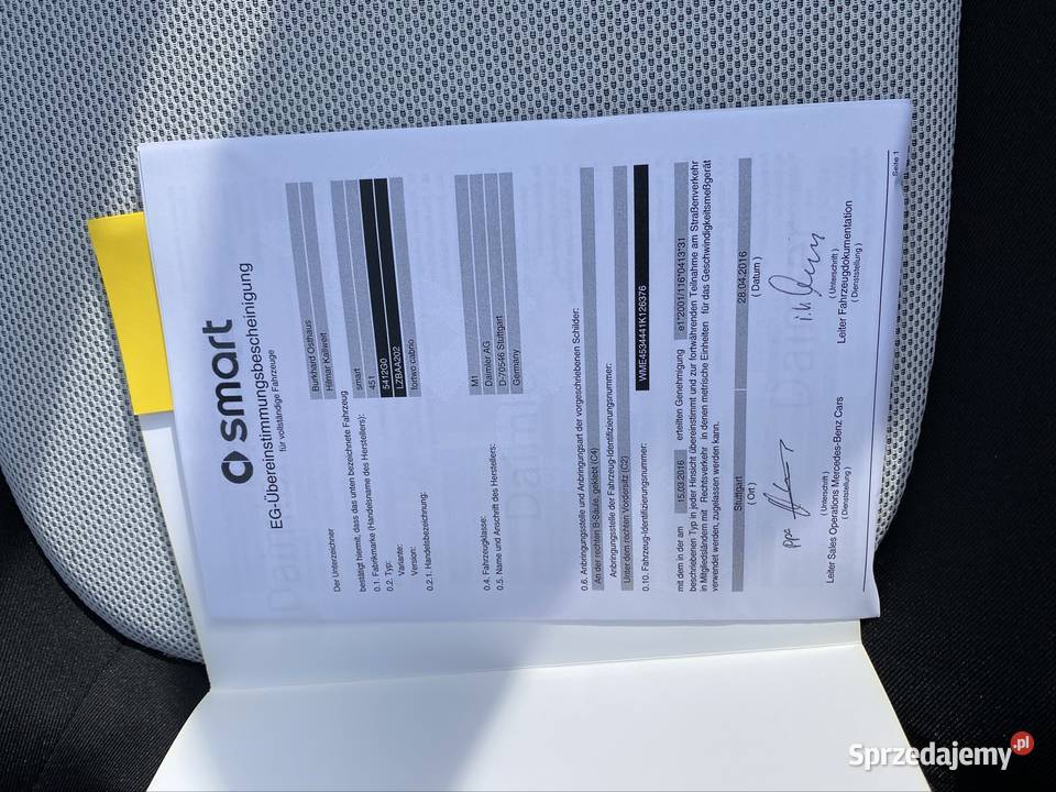 Smart Fortwo 453 09T 35000 nowy 35000km małopolskie Wieliczka