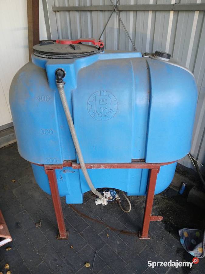 zbiornik opryskiwacza 400l na ramie