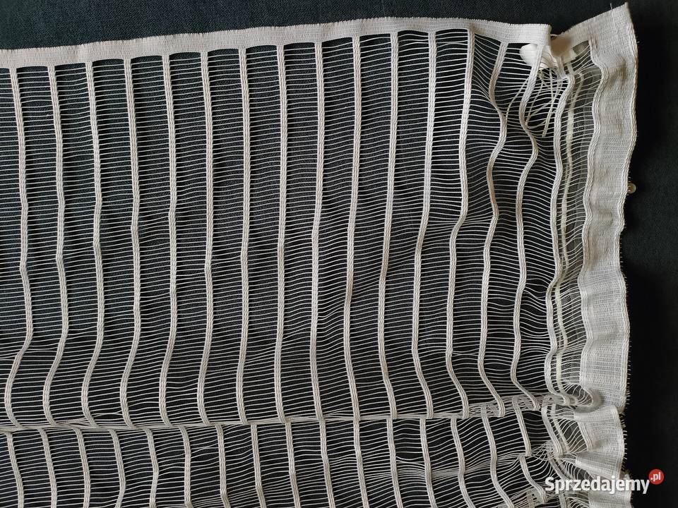 Firanka biała 265 x 200 z żabkami stan 2 sz Dom i Ogród Bielsko-Biała