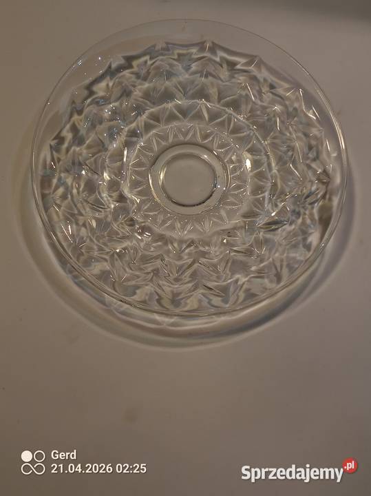 Zestaw 5 szklanych talerzy śr 172