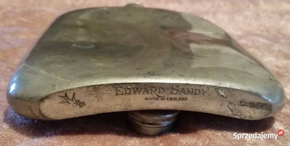 Piersiówka stara angielska Edward Sandy Kraków sprzedam
