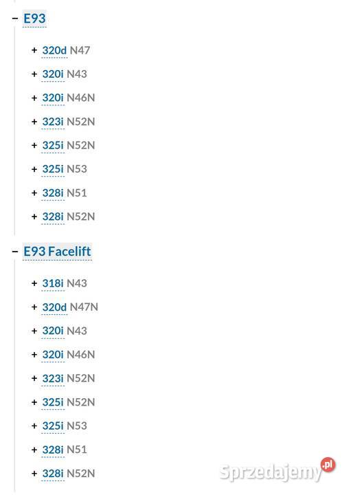 Zacisk tył Bmw e90 e91 e92 e93 f30 f35 e84 320 osobowe Motoryzacja Dębica