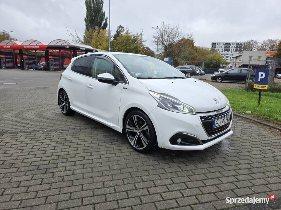 Peugeot 208 GT 12 PureTech 2016 pierwszy klimatyzacja Łódź