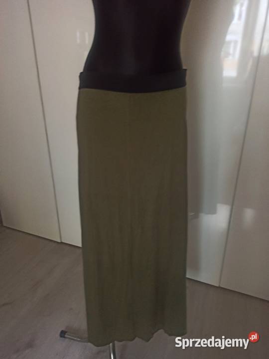 spódnica maxi khaki śląskie Częstochowa