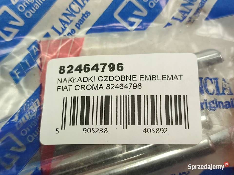 NAKŁADKI OZDOBNE EMBLEMAT FIAT CROMA 19901996