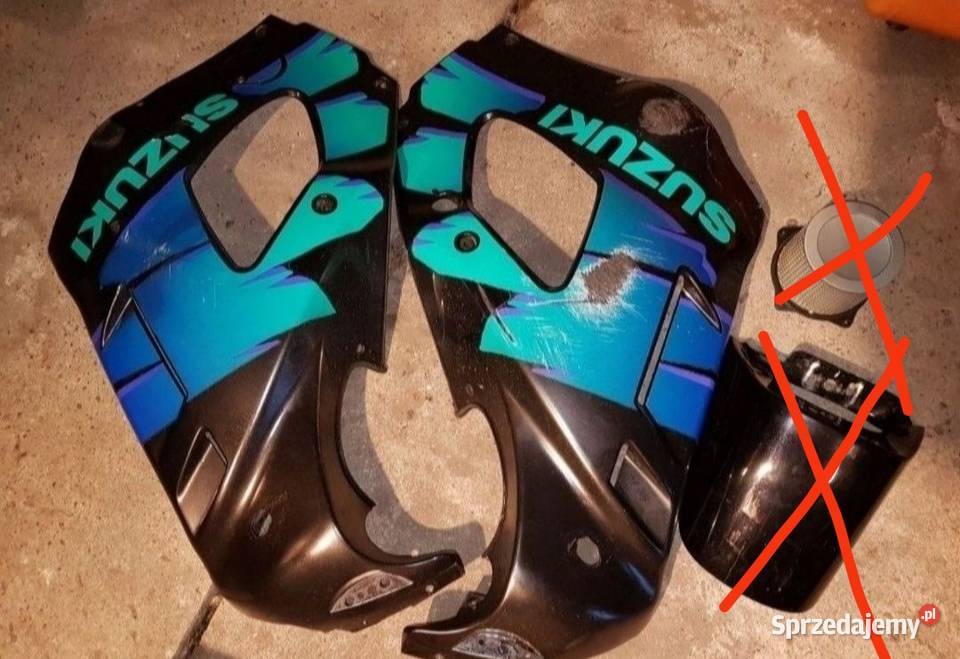 Owiewki motocyklowe plastikowe Suzuki GSX 600F Kołobrzeg sprzedam
