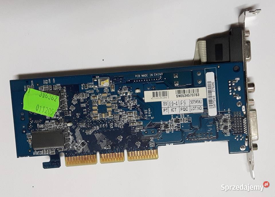 Karta graficzna Gigabyte GVR925128DE AGP ATI Dual-link DVI