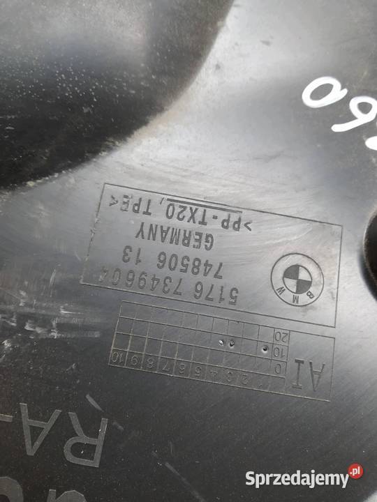 OSŁONA LAMPY PRAWY PRZÓD 7349604 Bmw Seria 5 VII świętokrzyskie