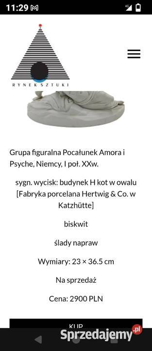 Rzeźba Pocałunek Amor iPsyche