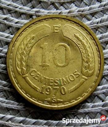 Chile 10 Centesimo 1970rKondor Kalisz
