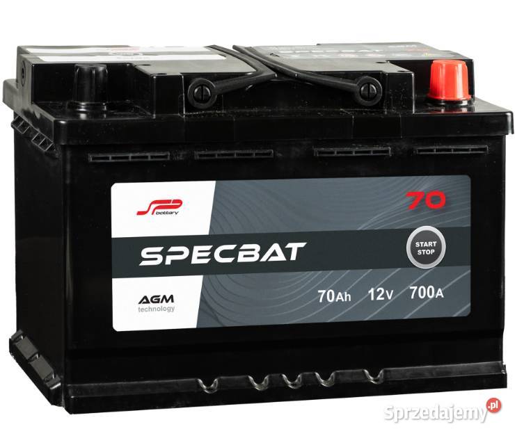 Akumulator 70Ah 700A SPECBAT AGM STARTSTOP Poznań sprzedam