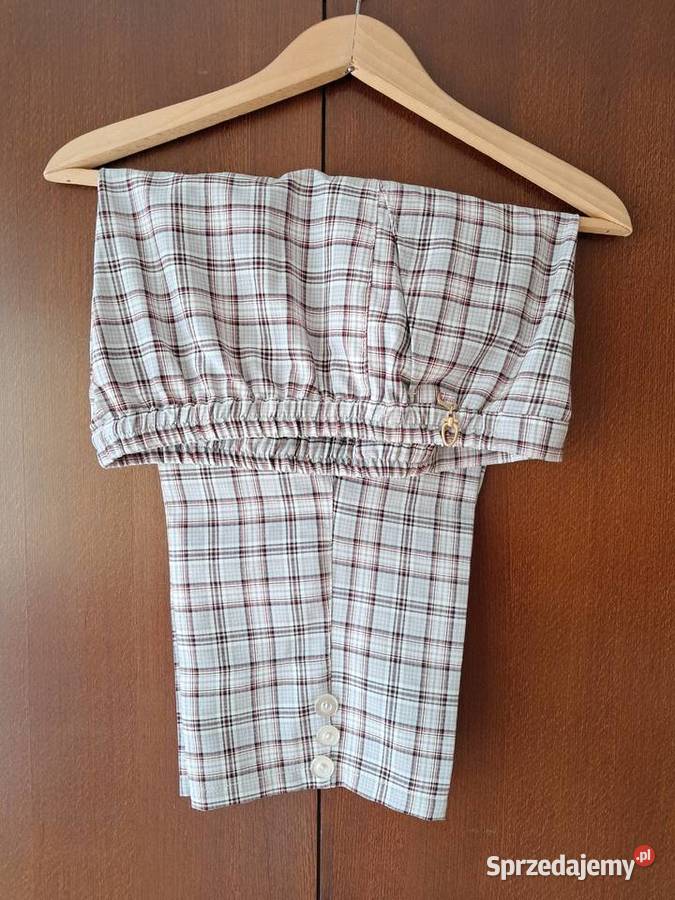 Spodenki damskie rybaczki w kratkę do sprzedania małopolskie