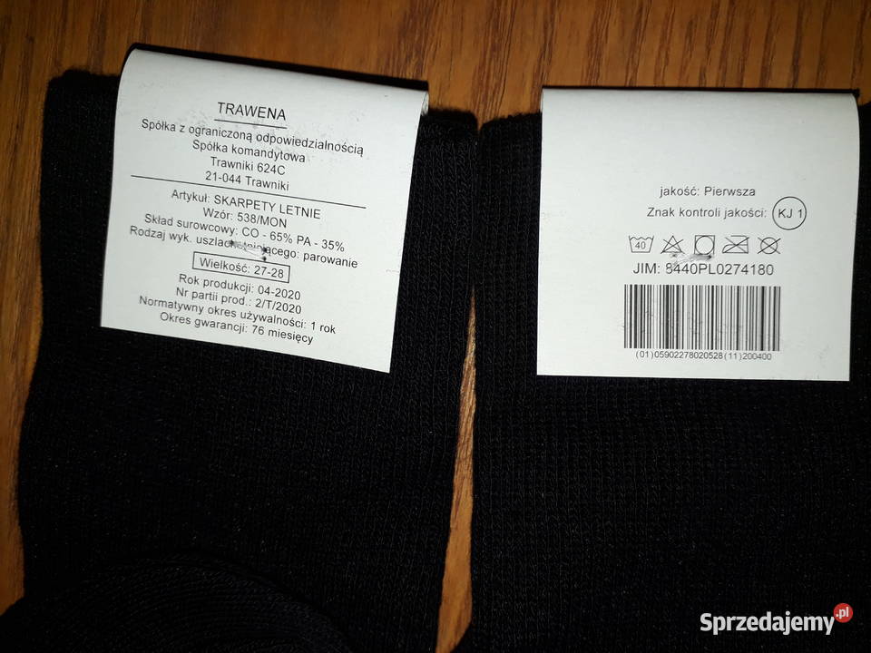 Skarpety wojskowe letnie i zimowe 2 pary 2728 mazowieckie Warszawa