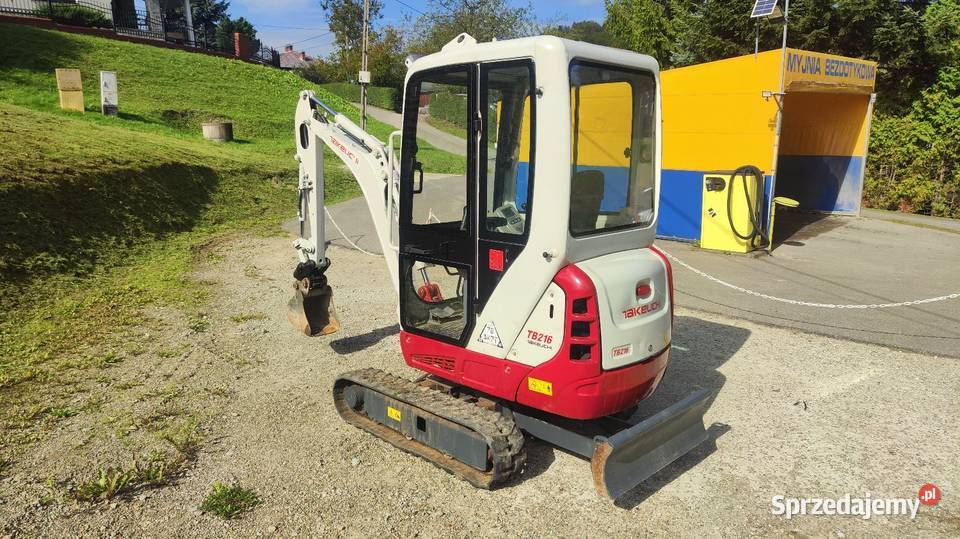 Minikoparka Takeuchi TB216 Brutto mini koparka Jabłonka