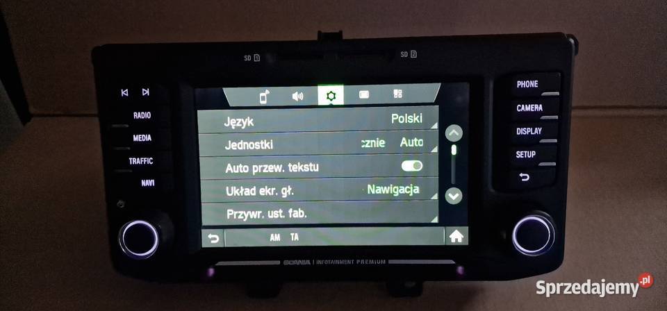 SCANIA R S NGT RADIO NAWIGACJA 2783088 Trzciel