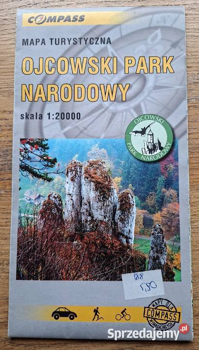 Ojcowski Park Narodowy 1 20 000 mapa turystyczna Kraków