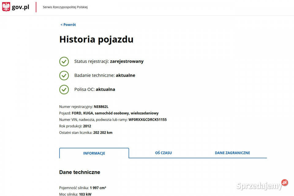 Ford Kuga 20 Diesel 4x4 Zarejestrowany Elbląg