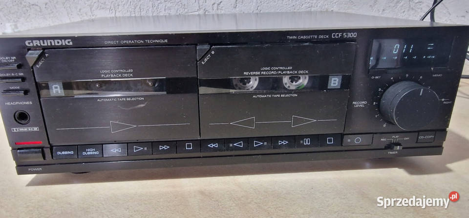 Grundig magnetofon deck CCF 5300 MINI MIDI Międzychód